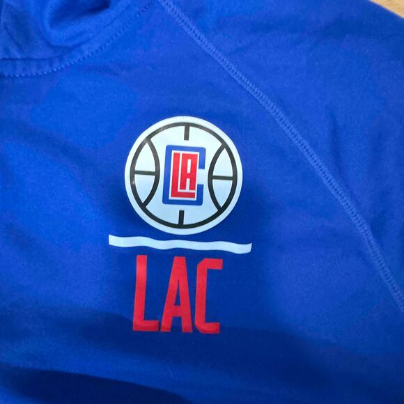 Under Armour NBA Combine Los Angeles Clippers Basketball Polo Heat Gear - Picture 3 of 7